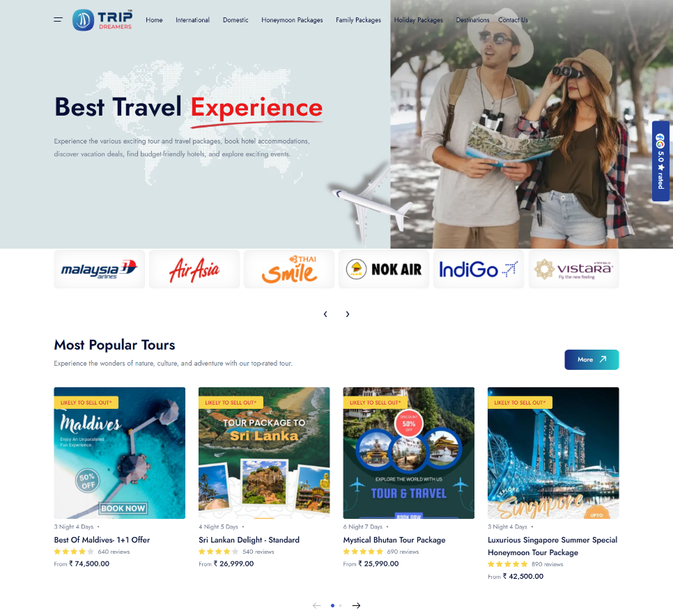Fashion E-Commerce Website Design — Horizontal Solution