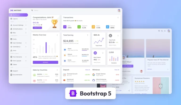 The 28 Best HTML Dashboard Templates for Admins & Users